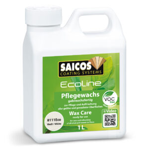 Saicos Wax Care underhållsvax 8111 eco Vit 1L