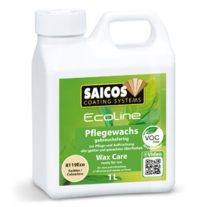 Saicos Wax Care underhållsvax 8119 eco ofärgad 1L